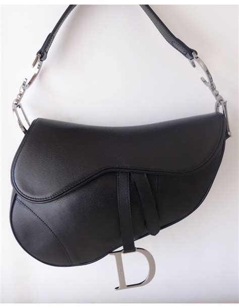 sac selle de cheval dior|Sac Saddle Cuir de chèvre noir .